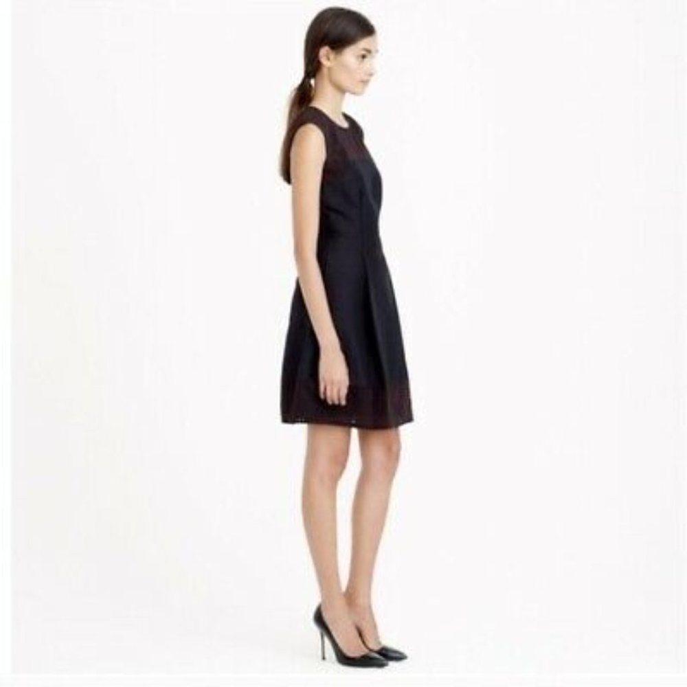 J. Crew Perforated A Line Dress - Picture 7 of 8